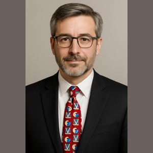 Viaggio Silk Tie Red Eagle Shield Pattern